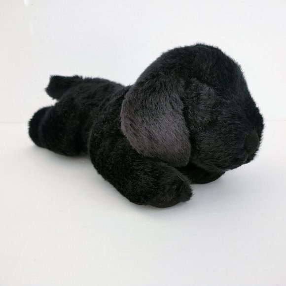 Russ Black Lab Puppy Stuffed Animal, Vintage - Picture 2 of 6
